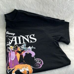 Extra- Large Disney  Villains Tee Shirt, In Black.
